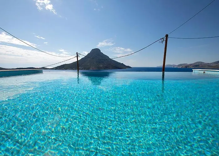 White Pearl Kalymnos - 2bdr&private Pool Myrties